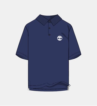 Polo uni avec logo poitrine Timberland
