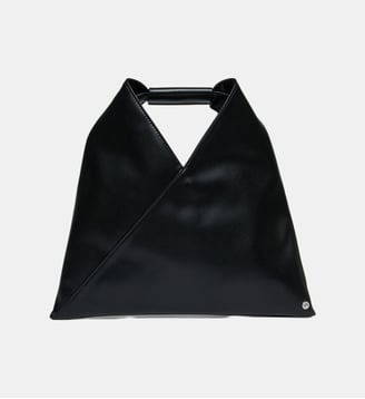 Sac Japonais Mini en tissu enduit - MM6 Maison Margiela - Noir