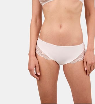 Petite culotte Poésie lys - Maison Lejaby - Blanc