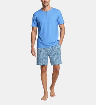 Pyjama court d'homme en Coton - Impetus - Bleu
