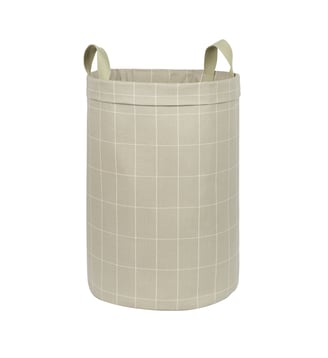 Sac à jouets et panier de rangement Playground - Nobodinoz - Carreaux verts