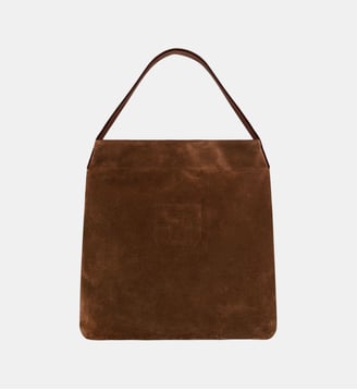 Sac en cuir velours - LADY GD - Gerard Darel - Fauve