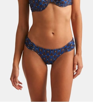 Bas de bikini moyenne froncée Vesper - Robin Collection - Multicolore