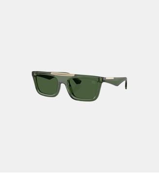 Lunettes de soleil Rectangulaire BE4451U - Burberry - Vert