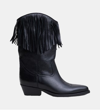 Bottes Deleane en cuir - Jonak - Noir
