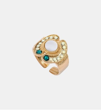 Bague cabochon   - Circus - Satellite - Bleu