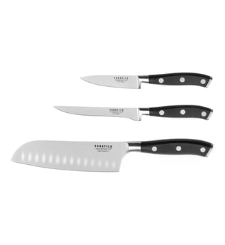 Set 3 couteaux de cuisine Sabatier Trompette