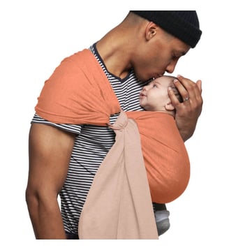 Petite écharpe Sling sans noeud - Love Radius - Marron