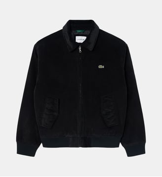 Bomber rembourré velours côtelé - Lacoste - Noir