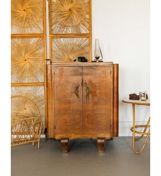 Buffet en bois foncé Gilbert N°877- Produit chiné - Debongout - Bois foncé