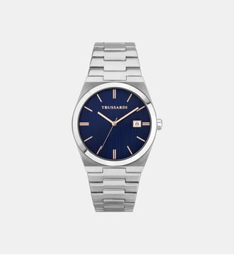 Montre T-MILANO - Trussardi - Bleu et brillant