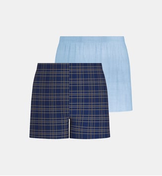 Caleçons, lot de 2, CHAINE ET TRAME - Eminence - Gris bleu