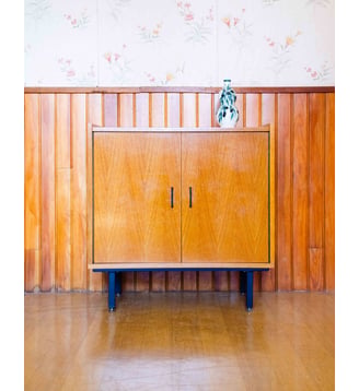 Buffet compact en chêne Gustave N°1616- Produit chiné - Debongout - Bois clair