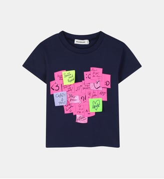 Tee-shirt manches courtes - Billieblush - Indigo