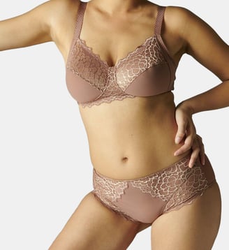 Culotte taille haute - Brun coco - Simone Pérèle - Marron