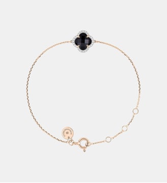 BRAC. VICTORIA DIAM. + PETIT ONYX R. OR750 Morganne Bello