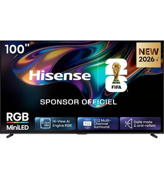 TV RGB 100UR8S (2026) 100" (253 cm) Hisense