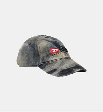Casquette de baseball à imprimé camouflage intégral - Diesel - Gris et noir