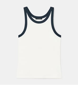 Débardeur gaston en jersey de coton - Tara Jarmon - Gris
