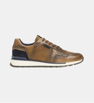 Baskets basses de running Nobel en cuir - Redskins - Taupe