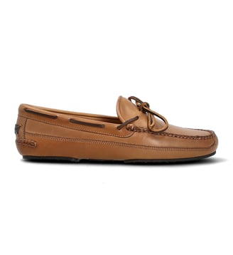 Pantoufle slippers - cuir lisse - Fairmount - Marron