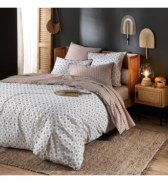Housse de couette imprimée pur coton La Redoute Interieurs