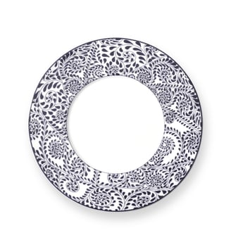 Assiette à dessert ronde par 6 - Médard de Noblat - Bleu