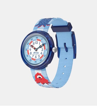 Montre Pattern paradise Bleu, Blanc FBNP251 - Flik Flak - Bleu