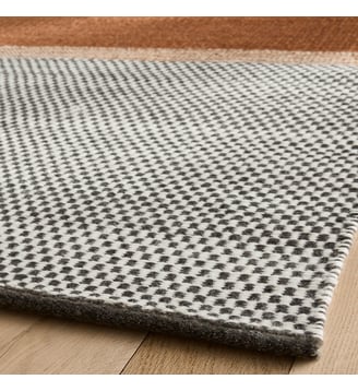 Tapis tissé à la main, en pure laine - AM.PM - Cannelle