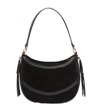 Moyen sac Daily en cuir velours - Vanessa Bruno - Noir