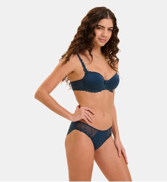 Slip coton - Bleu pétrole Simone Pérèle