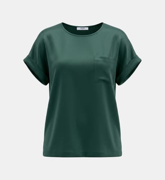 Top Theodore Bleu Canard - Zapa - Bleu canard