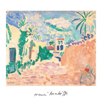 Poster Henri Matisse - Summer in the Alley - Poster & Frame - Multicolore