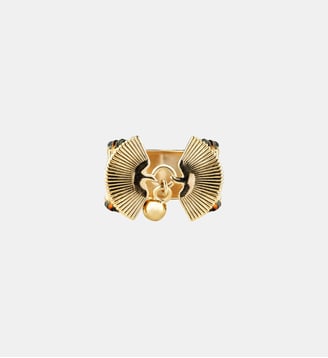 Bague cabochon central FEROY - Hipanema - Doré