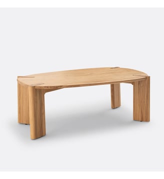 Table basse chêne massif - La Redoute Interieurs - Naturel