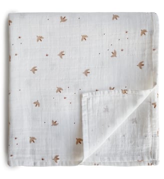 Maxi lange en coton bio - Mushie - Blanc