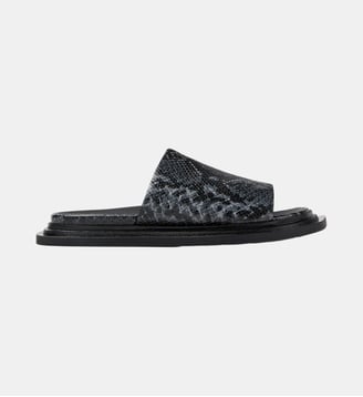 Sandales Nada cuir - Camper - Gris et noir