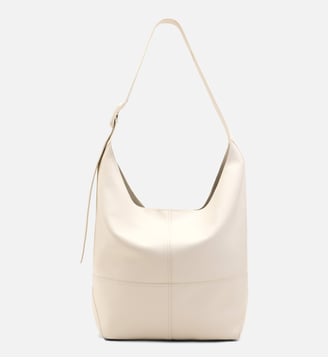 Sac porté croisé Etienne unisexe en cuir de taurillon - AMI Paris - Blanc crème