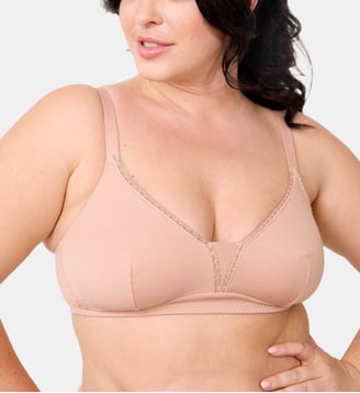Soutien-gorge post-opératoire sans armatures Softness rose poudré - Maison Lejaby - Aurore
