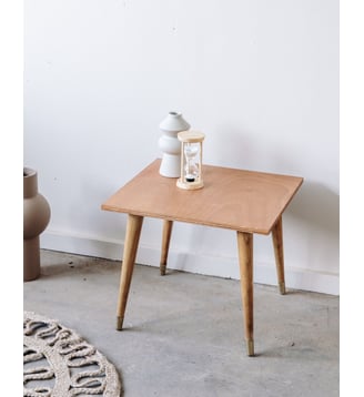Table basse scandinave Liv N°10 - Produit chiné - Debongout - Bois clair