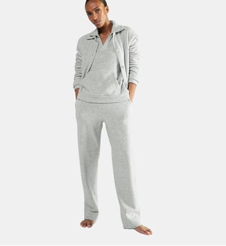 Pantalon  en polaire, Réconfort - Laurence Tavernier - Gris chine