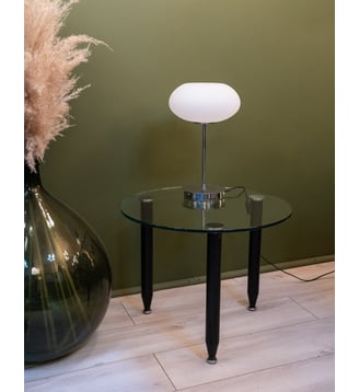 Table basse en métal Donna N°128- Produit chiné - Debongout - Transparent