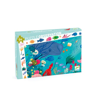 Puzzles observation - Aquatique - 54 pcs - Djeco - Multicolore
