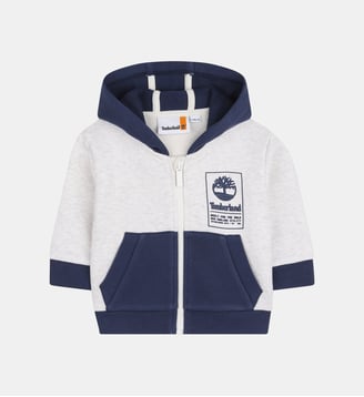 Sweat à capuche - Timberland - Grisalde chiné