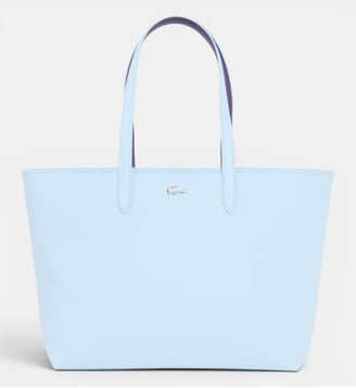 Sac cabas zippé Anna - Lacoste - Bleu elixir