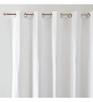 Rideau coton grande largeur, Scénario - La Redoute Interieurs - Blanc