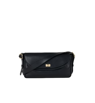 Sac en cuir lisse - Sandro - Noir