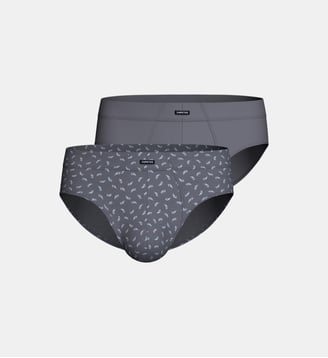 Pack de 2 Slips d'homme en Lyocell - Impetus - Gris