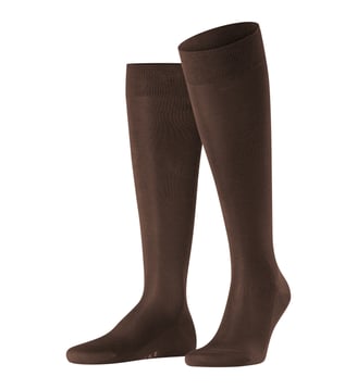 Mi-Bas Tiago Coton (biologique) - Falke - Marron clair
