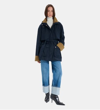 Trench Tabi Nocturne - Zapa - Bleu marine